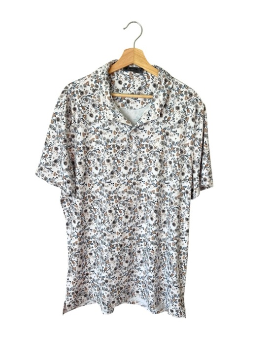 G/FORE Other - G/FORE G4 Botanical Garden Tech Bird Floral Print Golf Polo Oak Size Men’s XL